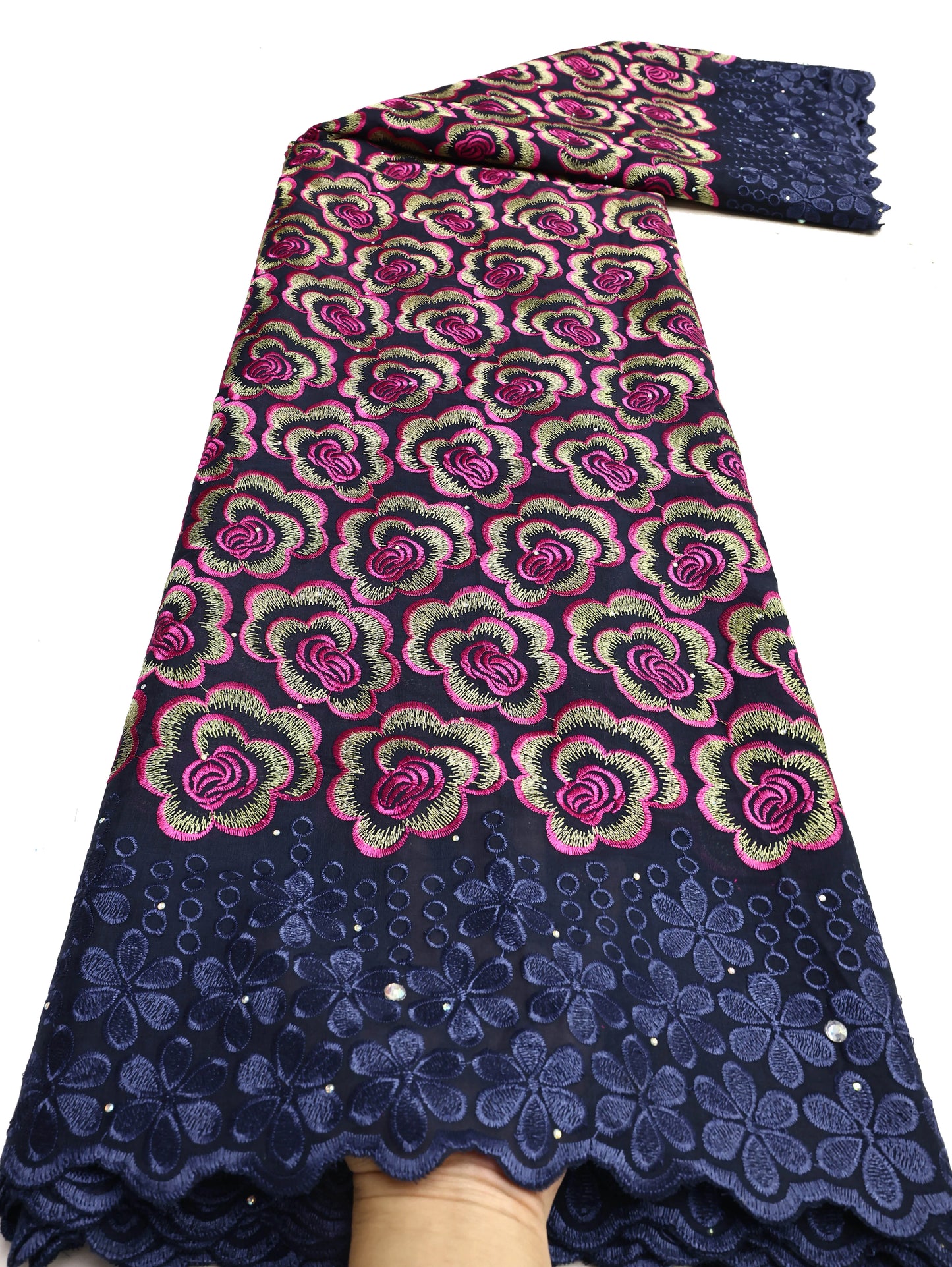 Nouveau Voile Suisse Luxe 2025 5 Yards de Pure Élégance Tissu Haute Qualité pour Tenues Raffinées