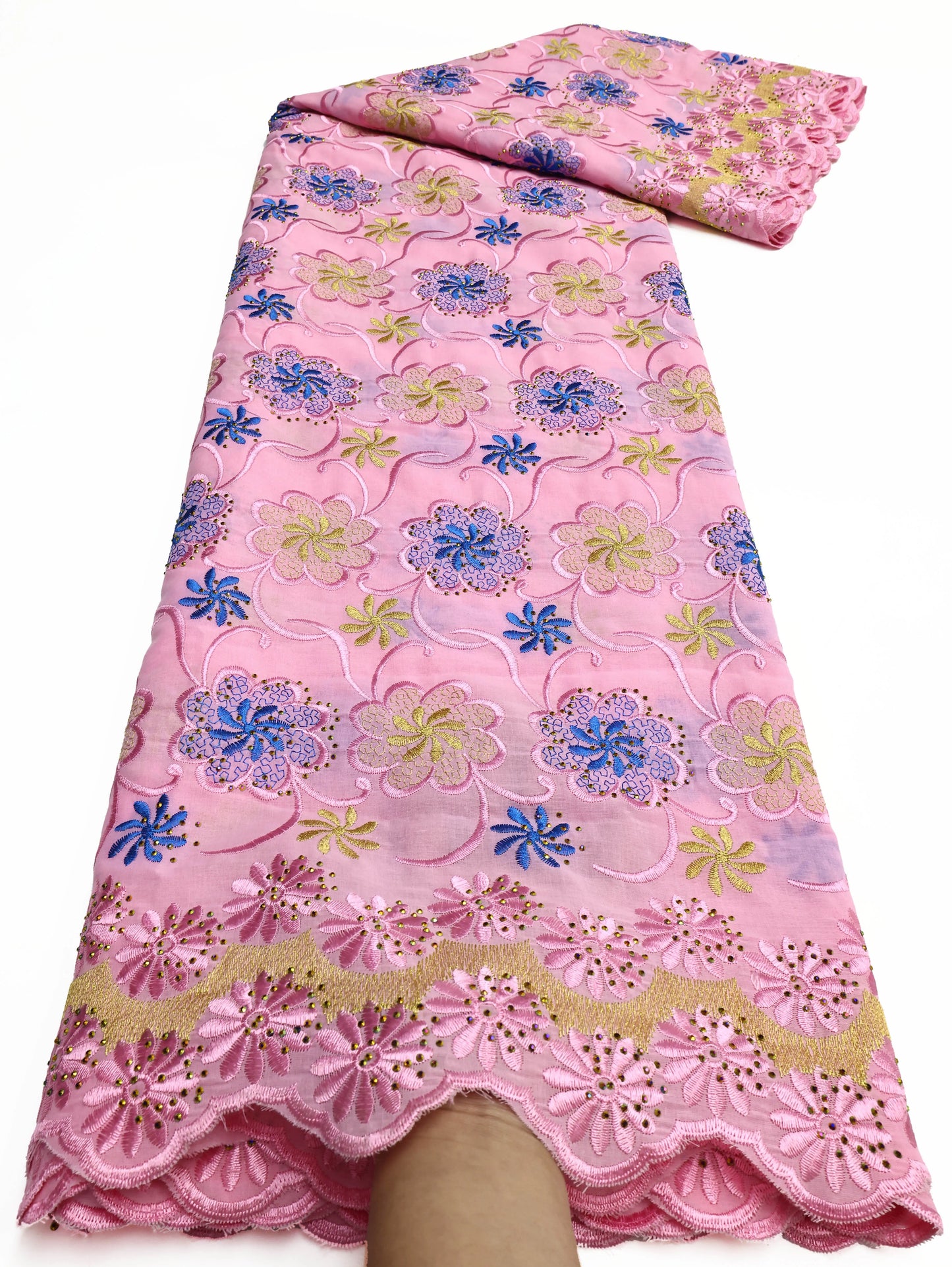 Nouveau Voile Suisse Luxe 2025 5 Yards de Pure Élégance Tissu Haute Qualité pour Tenues Raffinées
