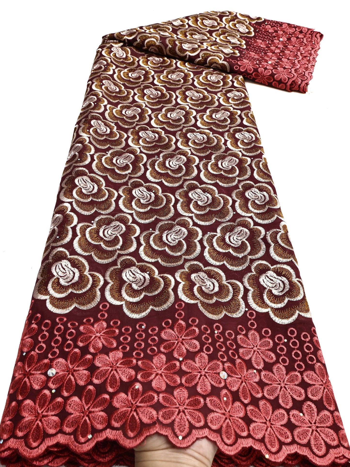 Nouveau Voile Suisse Luxe 2025 5 Yards de Pure Élégance Tissu Haute Qualité pour Tenues Raffinées