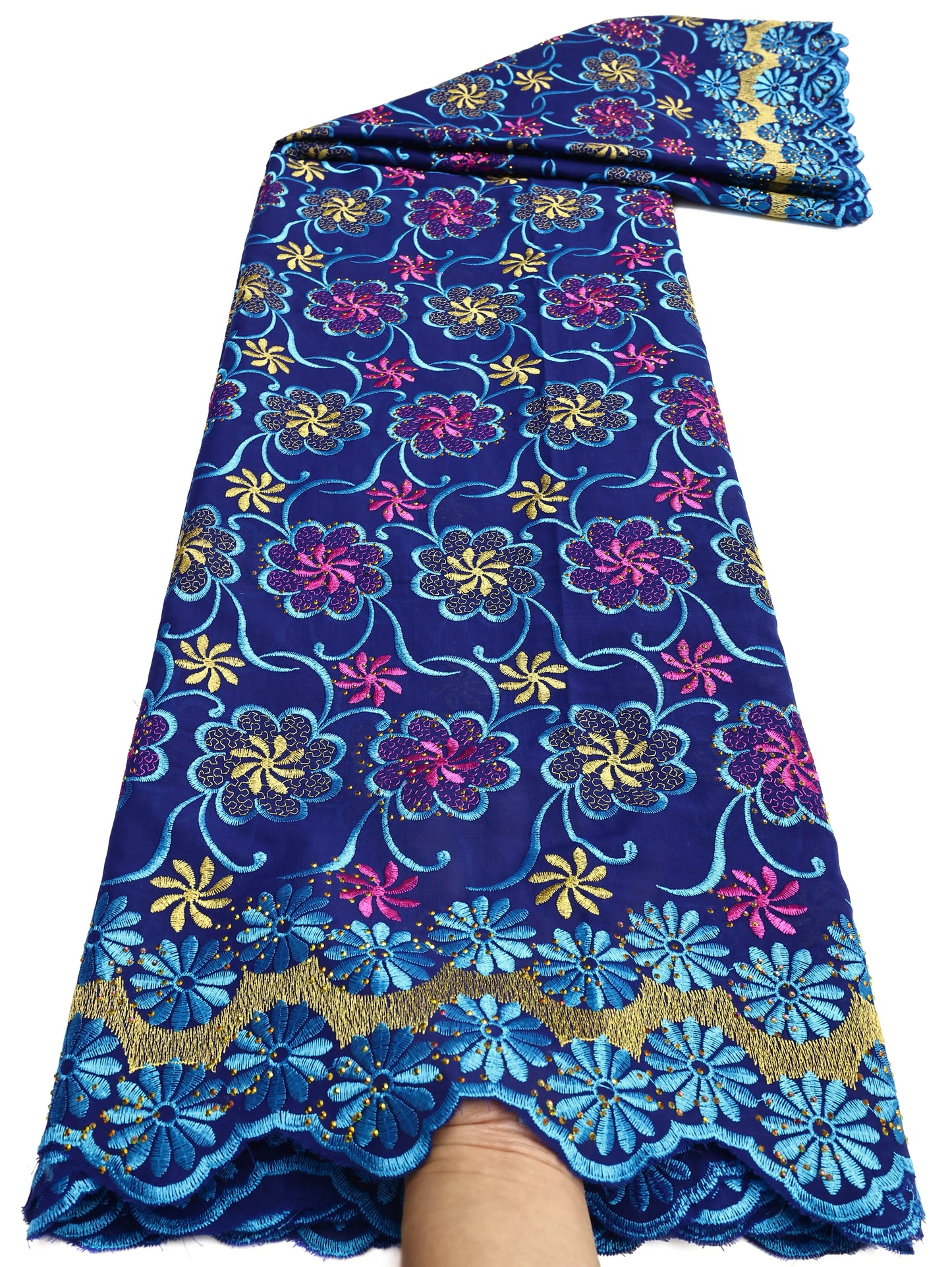 Nouveau Voile Suisse Luxe 2025 5 Yards de Pure Élégance Tissu Haute Qualité pour Tenues Raffinées