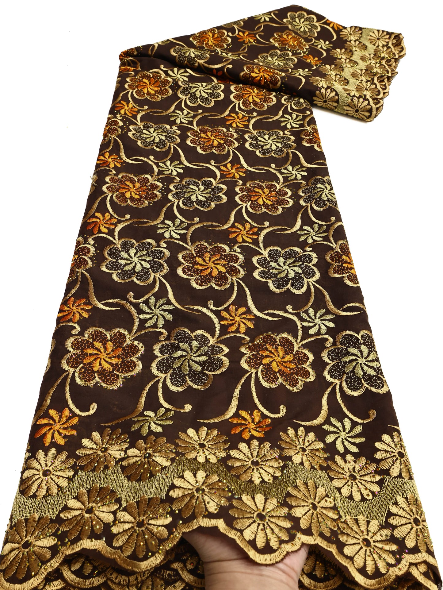 Nouveau Voile Suisse Luxe 2025 5 Yards de Pure Élégance Tissu Haute Qualité pour Tenues Raffinées