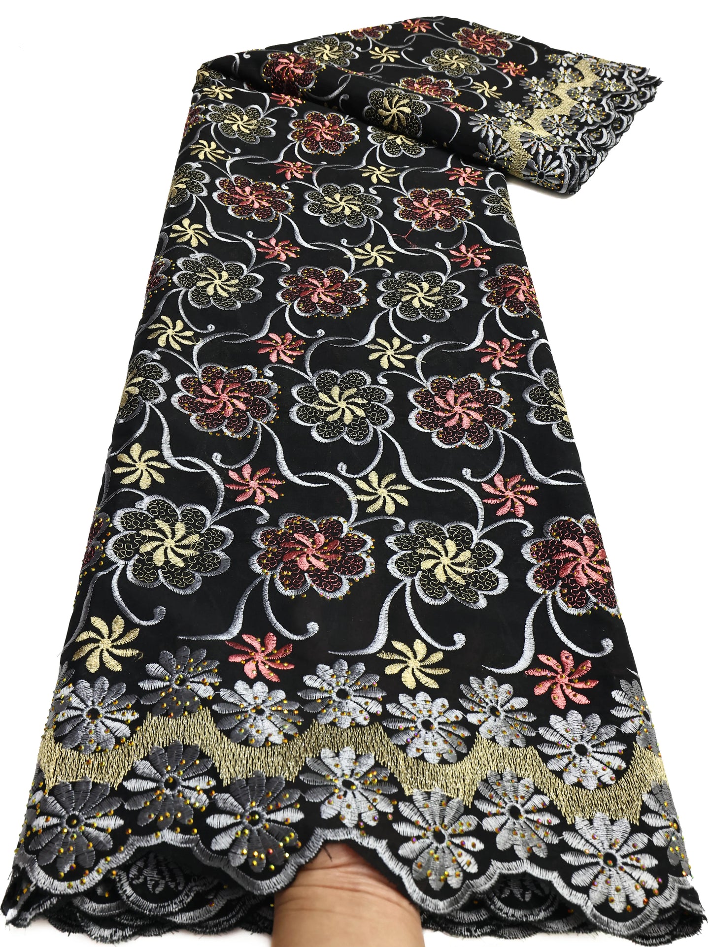 Nouveau Voile Suisse Luxe 2025 5 Yards de Pure Élégance Tissu Haute Qualité pour Tenues Raffinées