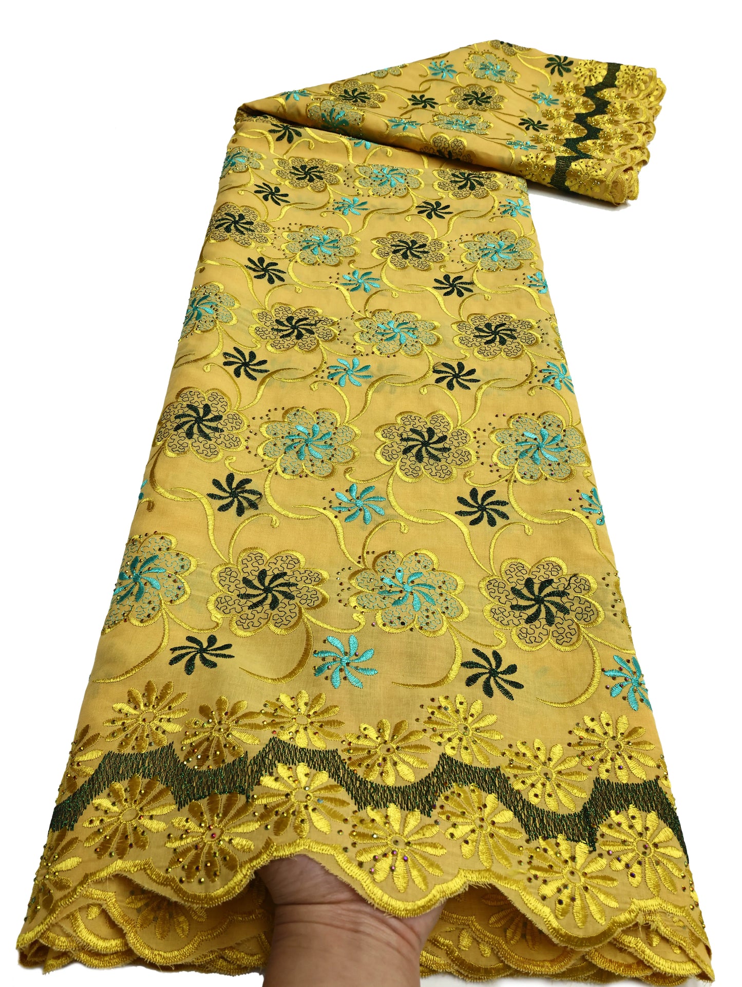 Nouveau Voile Suisse Luxe 2025 5 Yards de Pure Élégance Tissu Haute Qualité pour Tenues Raffinées