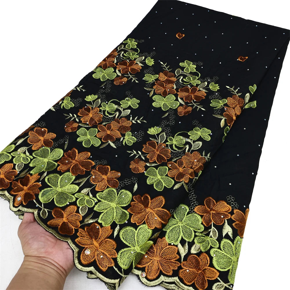 Nouveau Voile Suisse Luxe 2025 5 Yards de Pure Élégance Tissu Haute Qualité pour Tenues Raffinées